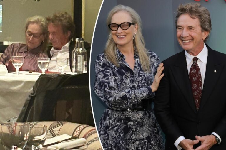 Meryl Streep and Martin Short prove romance is still strong with London dinner date