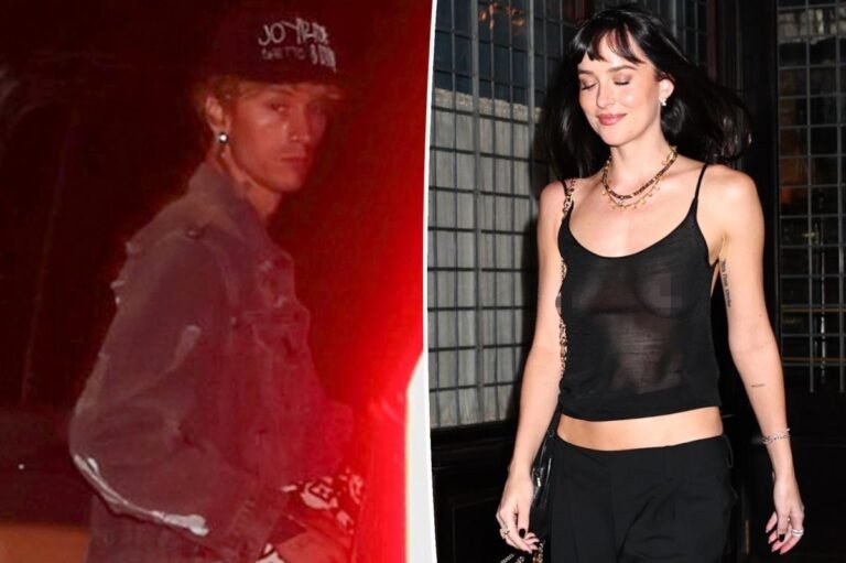 Dakota Johnson and Machine Gun Kelly spotted together in New York City