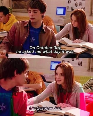 Happy October 3rd!