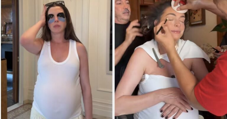 “Where’s Anne Hathwill, She Hathaway”: People are crazy about this brutally honest behind-the-scenes insight into heavily pregnant Anne Hathaway’s glamorous red carpet look